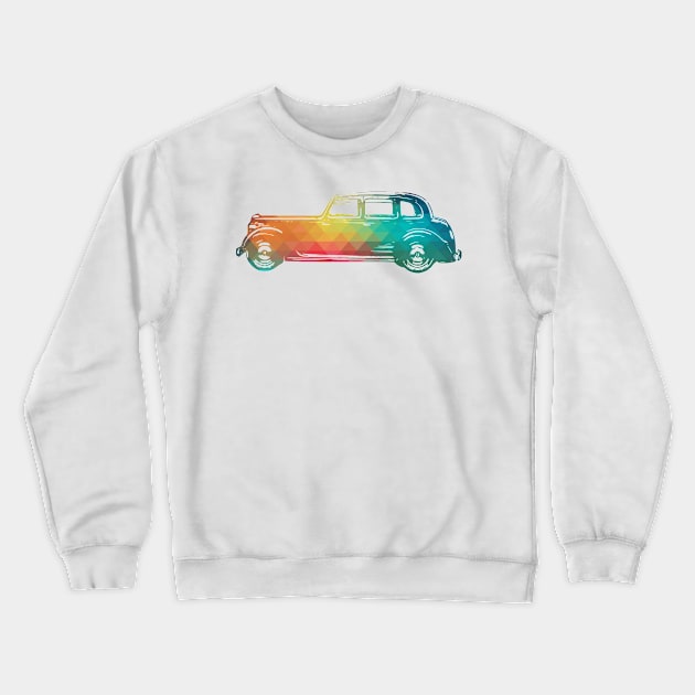 Rainbow old car 4 Crewneck Sweatshirt by AdiDsgn